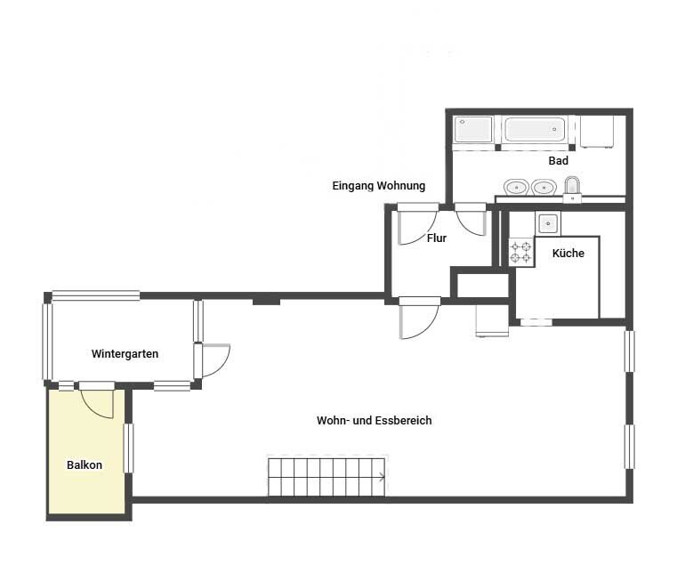 Maisonette zum Kauf provisionsfrei 410.000 € 2 Zimmer 85 m²<br/>Wohnfläche 3.<br/>Geschoss Fürstenfeldbruck Fürstenfeldbruck 82256