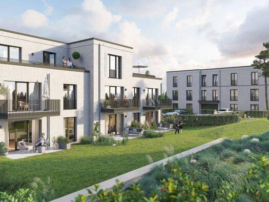 Wohnung zum Kauf - Neubau provisionsfrei 677.900 € 3 Zimmer 94,5 m² Geschoss 1/2 Poppenbüttel Wandsbek 22399