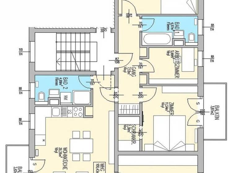 Wohnung zum Kauf 120.000 € 4,5 Zimmer 100 m² 2. Geschoss Weißenfels 06667
