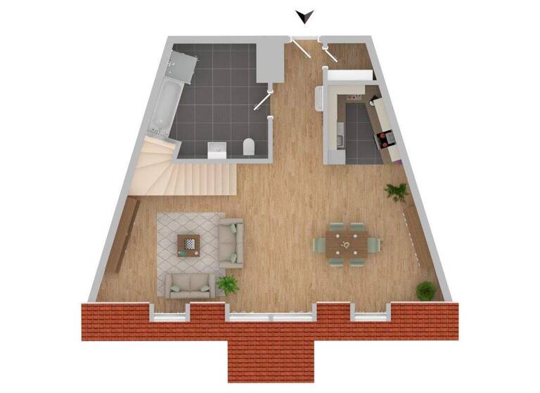 Maisonette zum Kauf provisionsfrei 370.000 € 2,5 Zimmer 104,4 m² 2. Geschoss Egkstraße 4 Herzogenaurach 91074