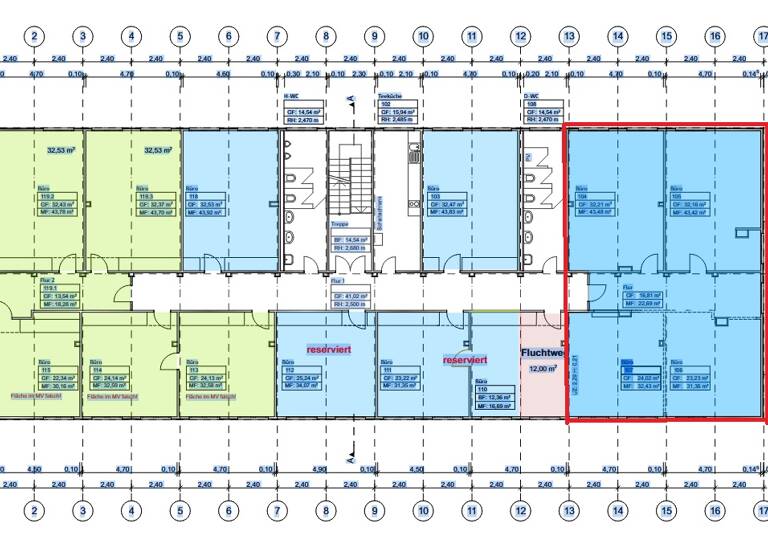 Bürofläche zur Miete provisionsfrei 6,50 € 173,4 m² Bürofläche Stötteritz Leipzig 04299