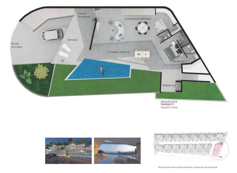 Doppelhaushälfte zum Kauf provisionsfrei 1.390.000 € 4 Zimmer 348 m² 344 m² Grundstück Benitachell