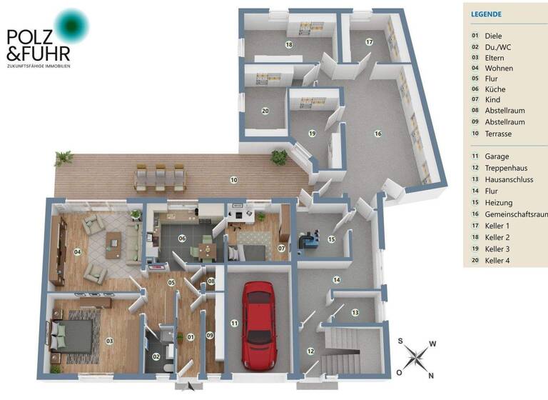 Mehrfamilienhaus zum Kauf 599.000 € 12 Zimmer 300,6 m² 727 m² Grundstück Strinz-Margarethä Hohenstein 65329