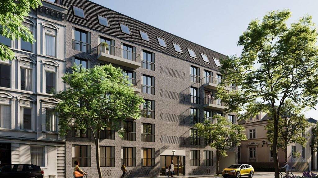 Wohnung zum Kauf - Erstbezug provisionsfrei 362.010 € 3 Zimmer 59 m² 2. Geschoss Harmsstraße 7 Südfriedhof Kiel 24114
