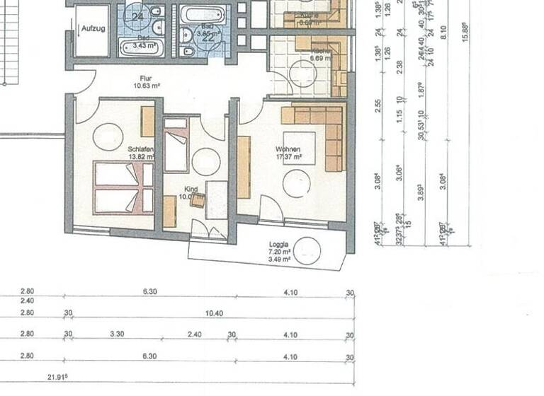 Wohnung zum Kauf provisionsfrei als Kapitalanlage geeignet 219.500 € 3 Zimmer 66 m²<br/>Wohnfläche Auf dem Bühl 96 Bühl Kempten (Allgäu) 87437