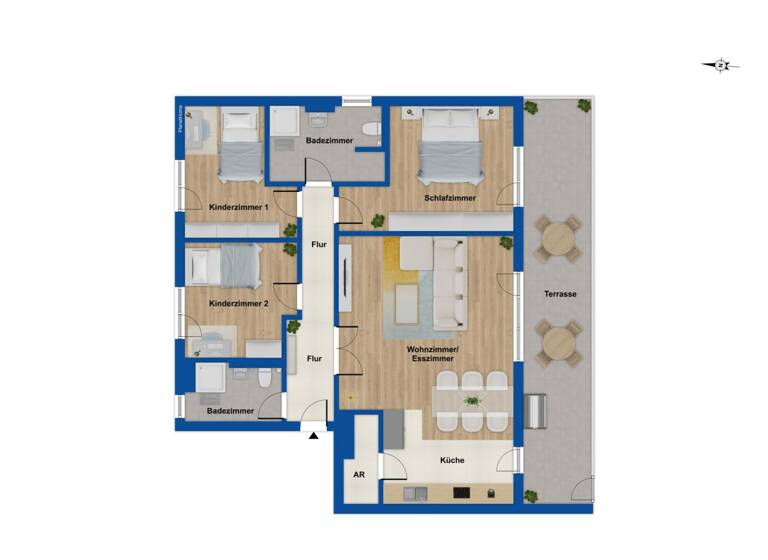 Penthouse zum Kauf 499.900 € 4 Zimmer 113 m² Buntekuh Lübeck 23558
