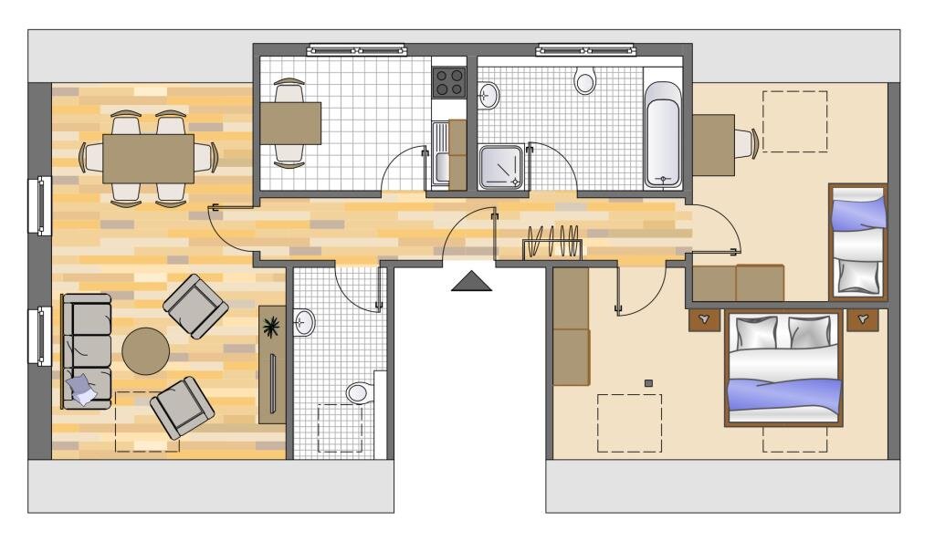 Wohnung zur Miete 599 € 3 Zimmer 73,4 m²<br/>Wohnfläche 2.<br/>Geschoss Gartenweg 16A Bladenhorst Castrop-Rauxel 44579