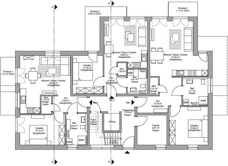 Wohnung zum Kauf provisionsfrei 269.000 € 2 Zimmer 54 m² Geschoss 1/3 Harsefeld 21698