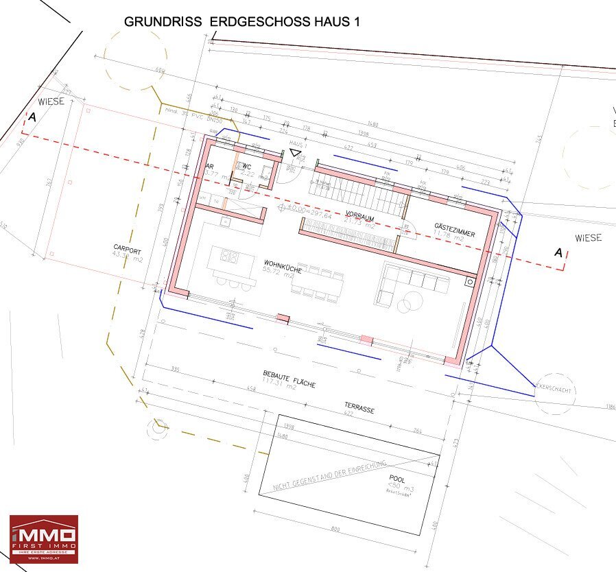 Villa zum Kauf 870.000 € 5 Zimmer 180 m²<br/>Wohnfläche 1.300 m²<br/>Grundstück Steinriegelstrasse Weidlingbach 3400