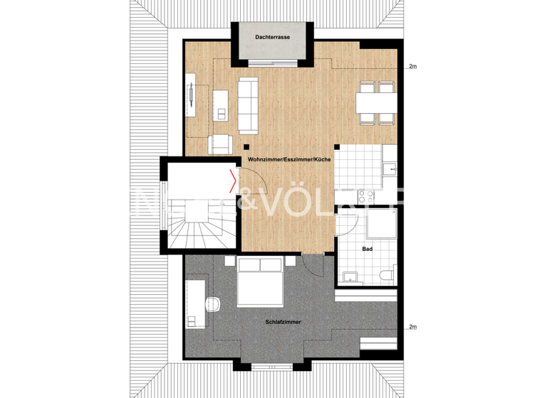 Wohnung zum Kauf 545.000 € 2 Zimmer 75 m² Geist Münster 48151