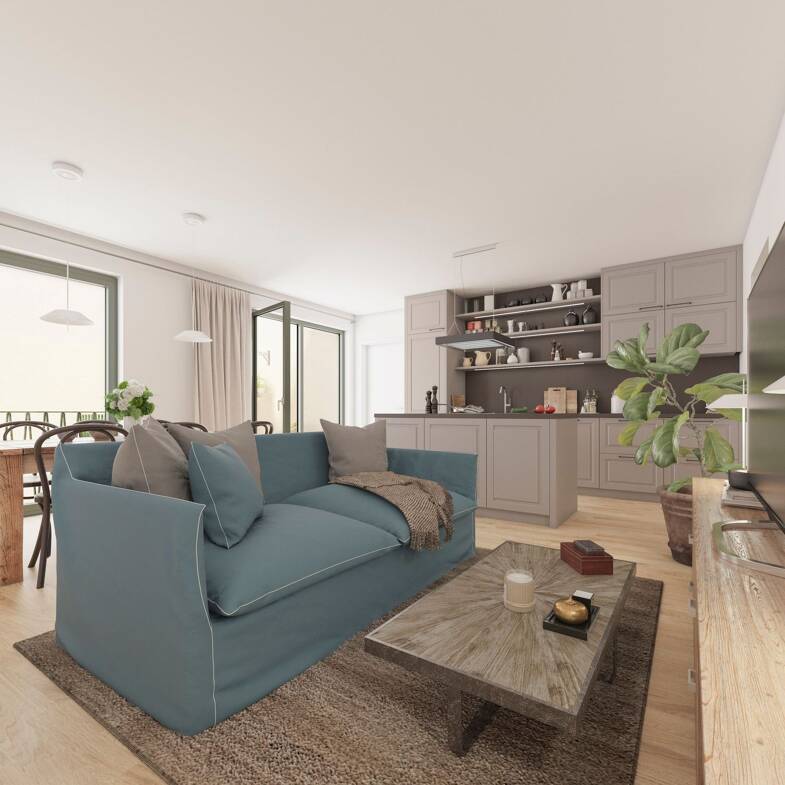 Wohnung zur Miete - Neubau 1.174 € 3 Zimmer 82,7 m² 1. Geschoss frei ab 01.12.2025 Jacobstraße 14 Innenstadt Halle (Saale) 06110