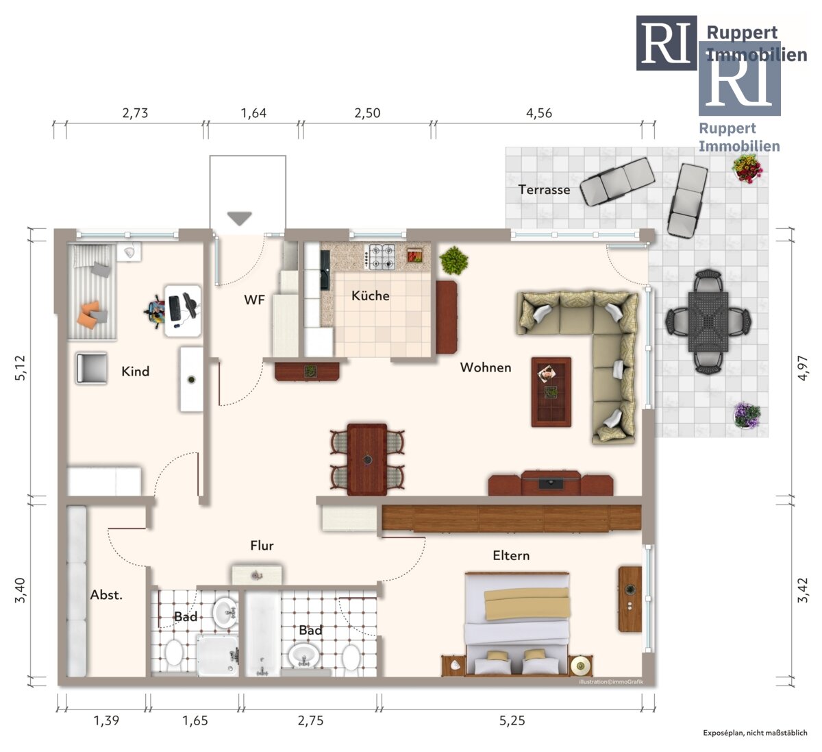 Wohnung zum Kauf 249.500 € 3 Zimmer 100 m²<br/>Wohnfläche Hauptstr. 82h Gerbrunn 97218