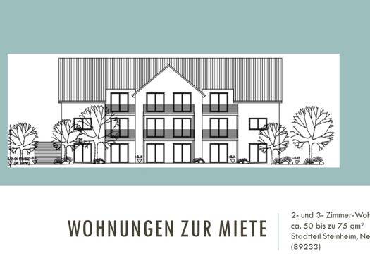 Terrassenwohnung zur Miete 983 € 3 Zimmer 75,6 m² Geschoss EG/3 frei ab 01.03.2026 Steinheim Neu-Ulm 89233