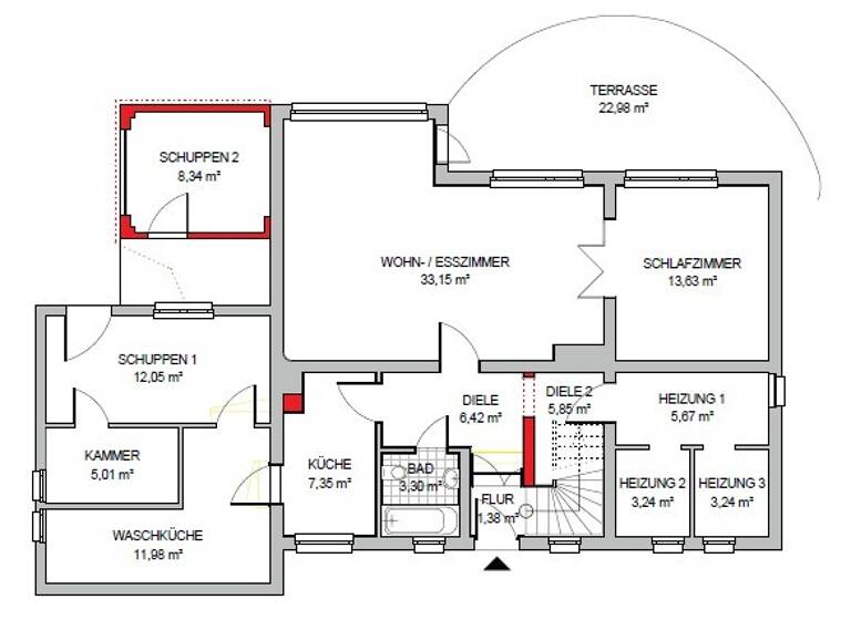 Mehrfamilienhaus zum Kauf 395.000 € 9 Zimmer 217 m² 1.476 m² Grundstück Allner Hennef 53773