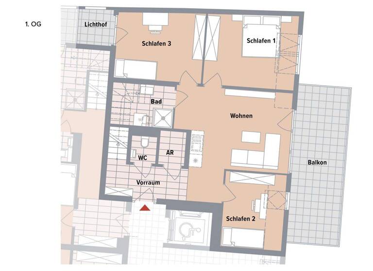 Maisonette zum Kauf - Erstbezug 585.400 € 5 Zimmer 98,8 m² 1. Geschoss Wien 1230