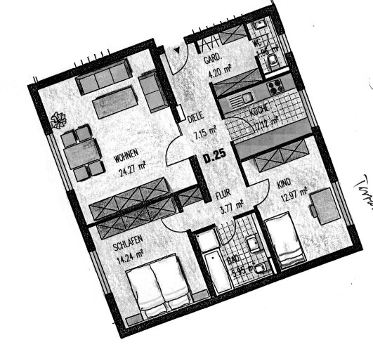 Wohnung zur Miete 615 € 3 Zimmer 82 m²<br/>Wohnfläche EG<br/>Geschoss 01.03.2025<br/>Verfügbarkeit Freital Freital 01705