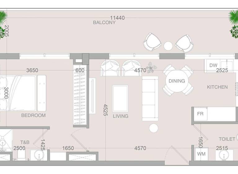 Wohnung zum Kauf provisionsfrei 334.479 € 2 Zimmer 78 m² Dubai 00000