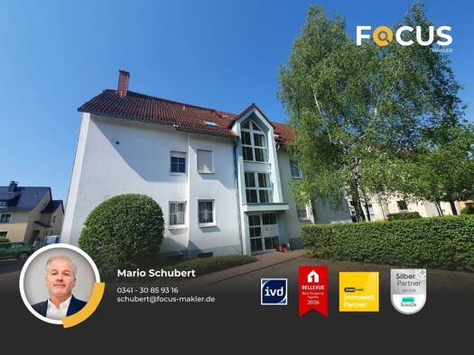 Wohnung zur Miete 750 € 2 Zimmer 61,1 m² EG frei ab sofort Nachtigallenweg 9 Markkleeberg Markkleeberg 04416