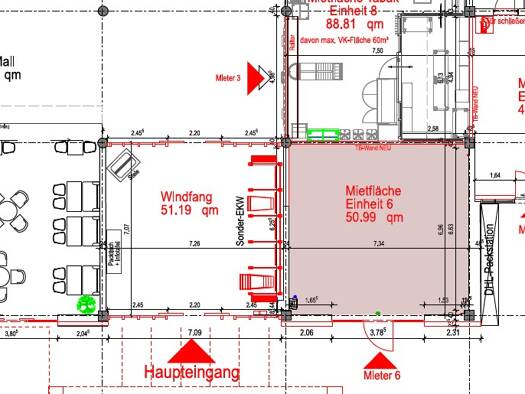 Laden zur Miete provisionsfrei 51 m² Verkaufsfläche Nonnenseestr. 1 Bergen Bergen auf Rügen 18528
