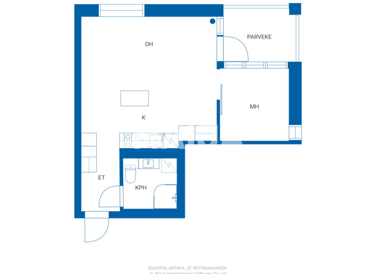 Wohnung zum Kauf 159.000 € 2 Zimmer 42 m² 6. Geschoss Valtakatu 35 Rovaniemi 96200