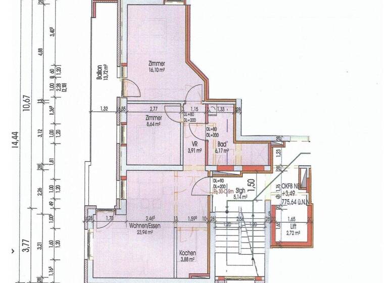 Wohnung zur Miete 736 € 3 Zimmer 62,7 m² 1. Geschoss Mitterland 10 Thiersee 6335