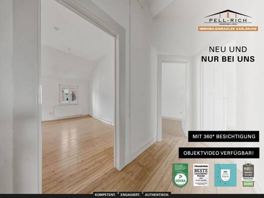 Wohnung zum Kauf 249.000 € 3 Zimmer 81 m² 3. Geschoss Oststadt Karlsruhe 76131