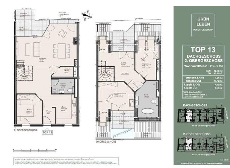 Maisonette zum Kauf 943.000 € 5 Zimmer 119,7 m² 2. Geschoss Adam-Strenninger-Gasse 2 Perchtoldsdorf 2380