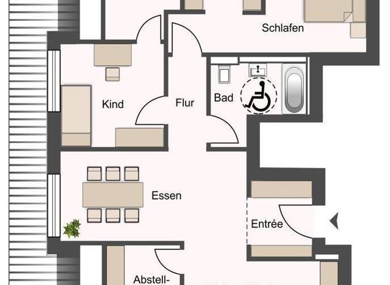 Penthouse zum Kauf - Erstbezug 439.000 € 3 Zimmer 97,1 m² Todtglüsingen Tostedt 21255