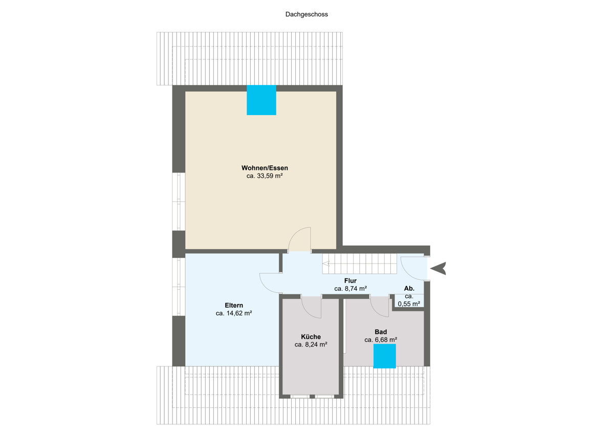 Maisonette zur Miete 680 € 3 Zimmer 91 m²<br/>Wohnfläche 2.<br/>Geschoss 01.03.2025<br/>Verfügbarkeit Kupferheide BI-Ummeln 33649