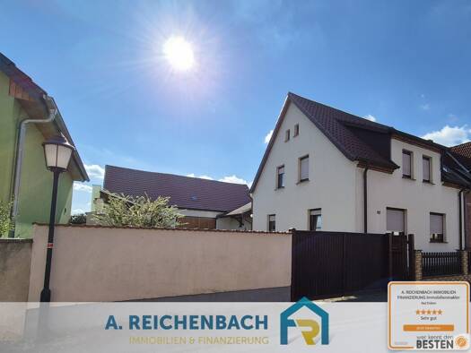 Doppelhaushälfte zum Kauf 200.000 € 5 Zimmer 130 m² 1.259 m² Grundstück frei ab sofort Dorfstraße 42 Görschlitz Laußig 04849