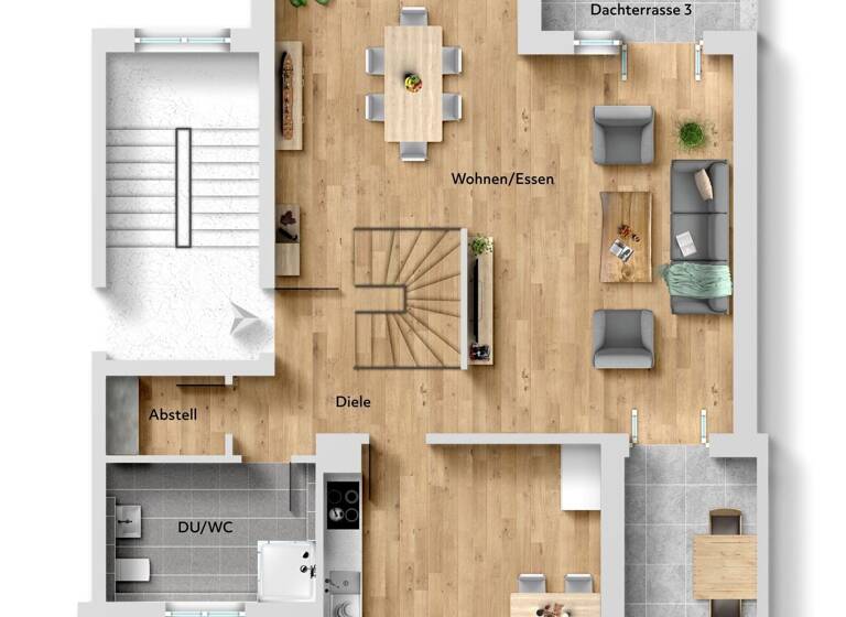 Penthouse zum Kauf 998.000 € 4 Zimmer 163,9 m²<br/>Wohnfläche Innenstadt-West Karlsruhe 76133