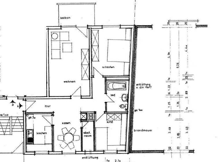 Wohnung zur Miete 1.150 € 3,5 Zimmer 87 m² Erlangen-Süd Erlangen 91058