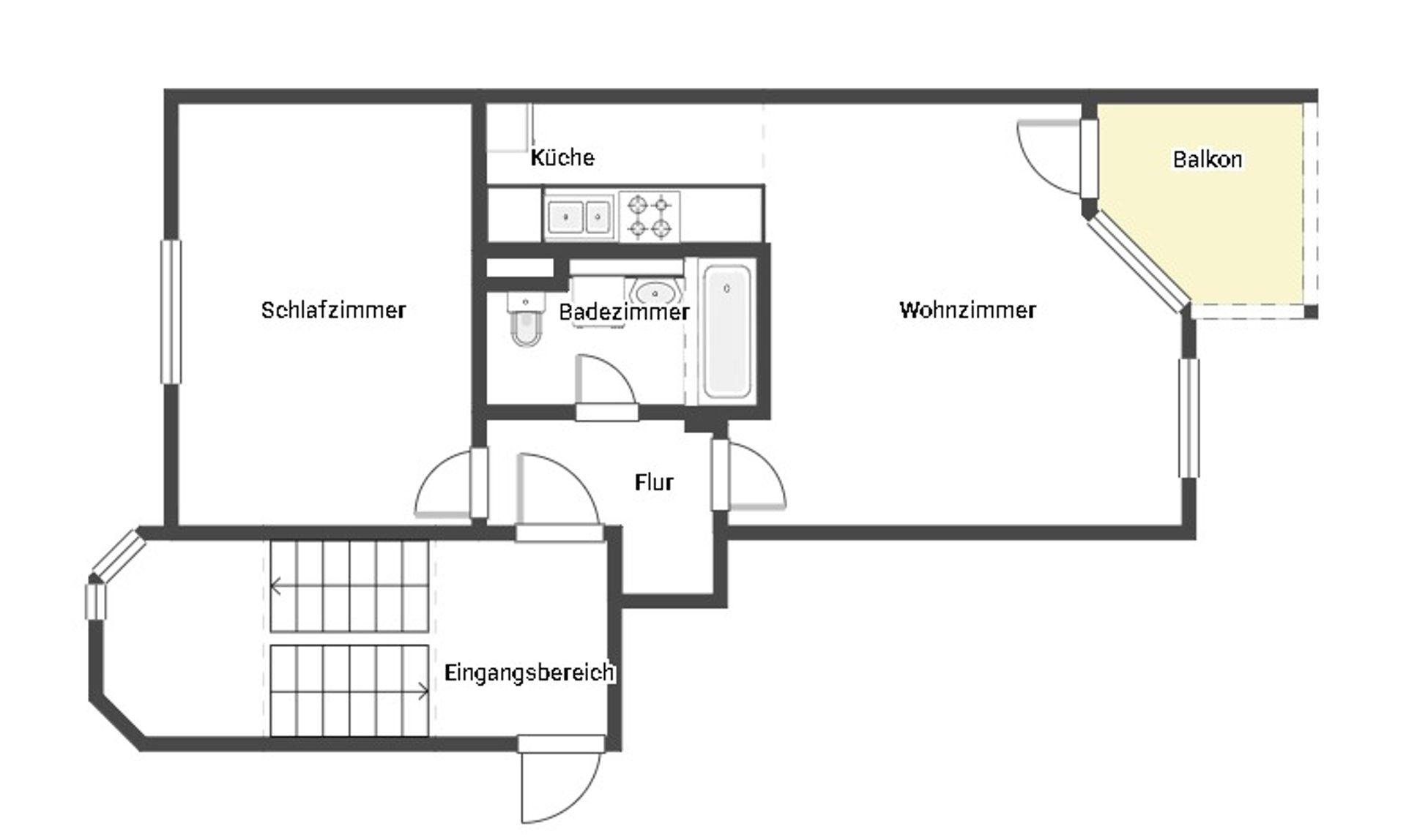 Immobilie zum Kauf als Kapitalanlage geeignet 169.000 € 2 Zimmer 50 m²<br/>Fläche Kirchheimer Vorstadt Nürtingen 72622