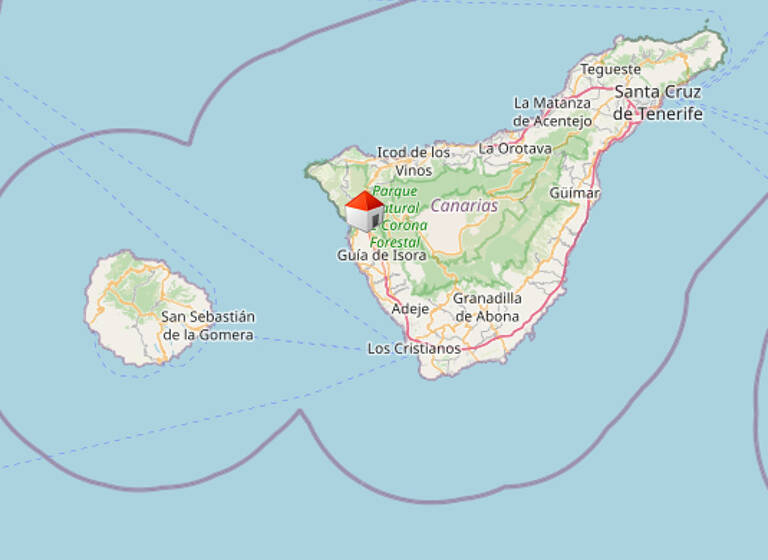 Einfamilienhaus zum Kauf 1.400.000 € 8 Zimmer 287,1 m² 10.000 m² Grundstück Santiago Del Teide 38690