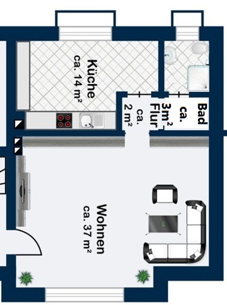 Wohnung zur Miete 530 € 1 Zimmer 57 m²<br/>Wohnfläche EG<br/>Geschoss ab sofort<br/>Verfügbarkeit Altweilnau Weilrod 61276