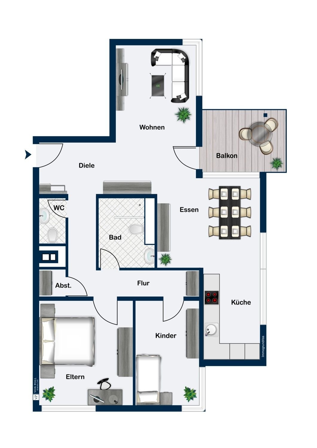 Wohnung zum Kauf 460.000 € 3,5 Zimmer 91,6 m²<br/>Wohnfläche 2.<br/>Geschoss Sulzgries Esslingen am Neckar 73733