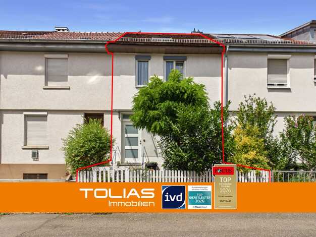 Reihenmittelhaus zum Kauf 464.000 € 3 Zimmer 92,7 m² 132 m² Grundstück Luginsland Untertürkheim 70327