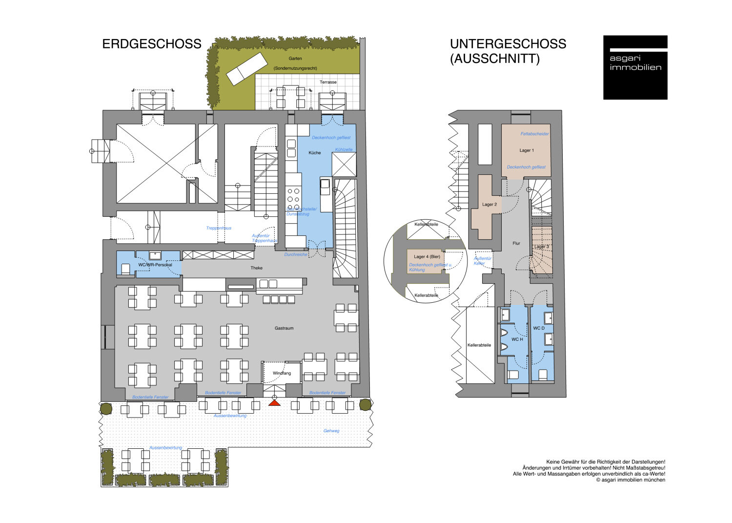 Restaurant zum Kauf 1.045.000 € 71,6 m²<br/>Gastrofläche Josephsplatz München 80798