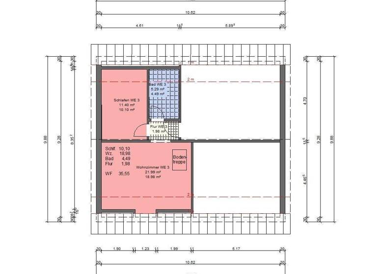 Wohnung zum Kauf 109.000 € 3 Zimmer 35,6 m² 1. Geschoss Wiek 18556