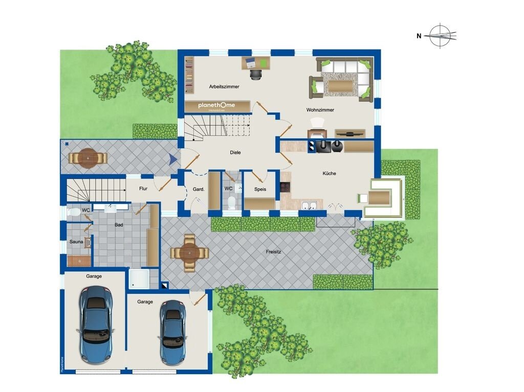 Einfamilienhaus zum Kauf 1.590.000 € 5,5 Zimmer 172 m²<br/>Wohnfläche 1.106 m²<br/>Grundstück Neufahrn Neufahrn bei Freising 85375