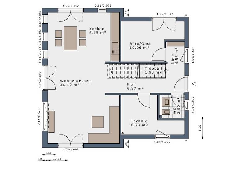 Einfamilienhaus zum Kauf provisionsfrei 567.643 € 5 Zimmer 141 m² 555 m² Grundstück Brieselang 14656