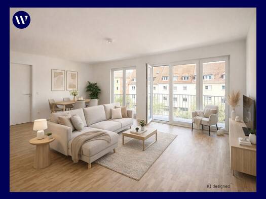 Wohnung zur Miete 1.490 € 3 Zimmer 90 m² 1. Geschoss Biklenstraße 10 Untertürkheim Untertürkheim 70327