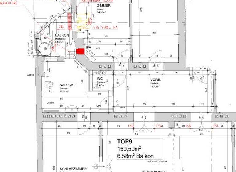 Wohnung zur Miete - Erstbezug 2.559 € 4 Zimmer 150,5 m² 3. Geschoss frei ab 01.03.2026 Wien,Landstraße 1030