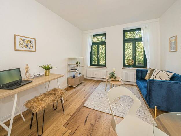 Wohnung zum Kauf provisionsfrei 218.900 € 2 Zimmer 56,5 m² 1. Geschoss Zentrum-Südost Mitte 04103