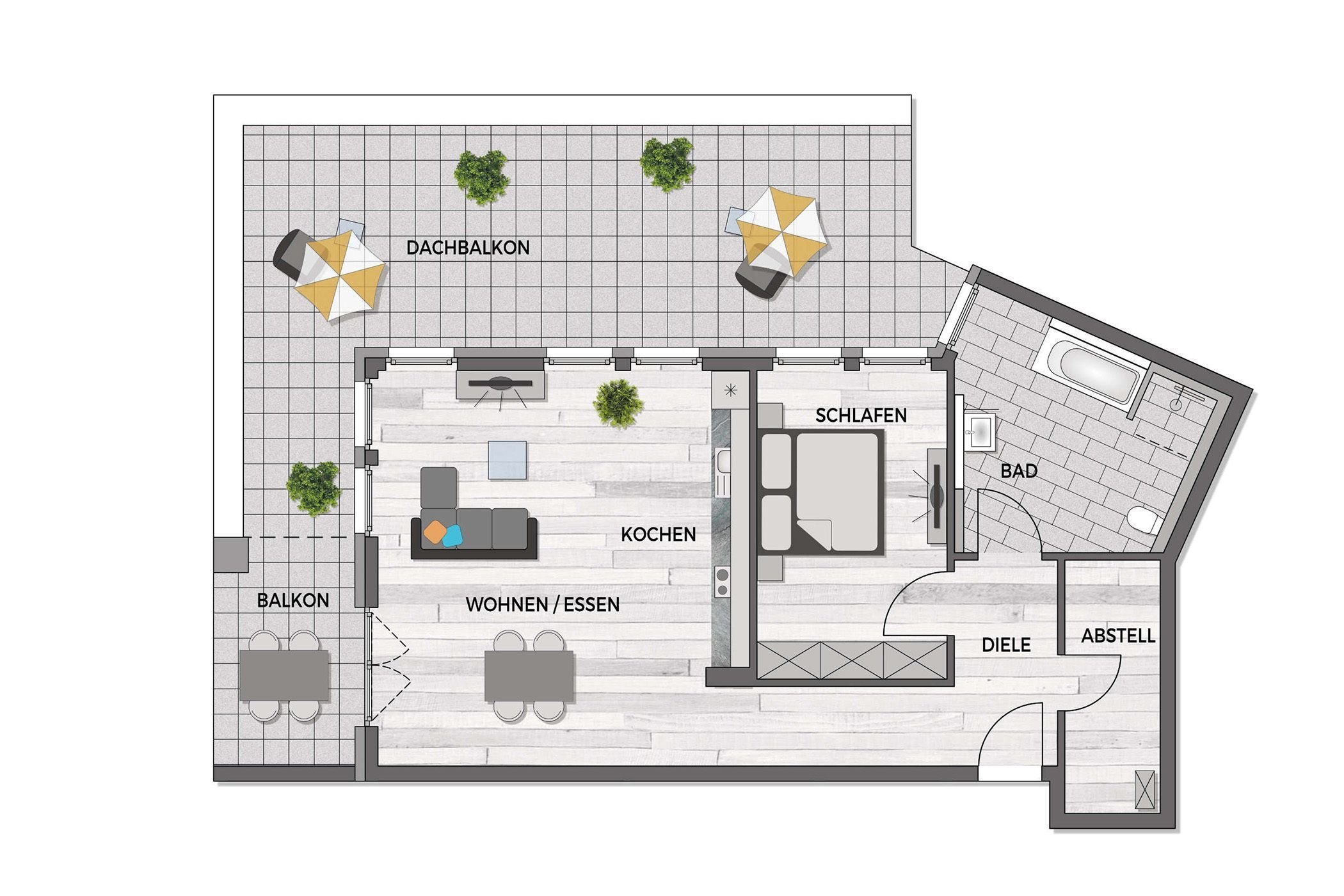 Wohnung zum Kauf 369.753 € 2 Zimmer 92,7 m²<br/>Wohnfläche 1.<br/>Geschoss Kehl - Sundheim Kehl 77694