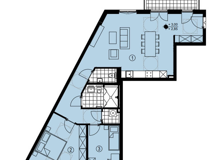 Wohnung zur Miete 1.640 € 3 Zimmer 95 m²<br/>Wohnfläche 2.<br/>Geschoss Degnerstraße 20 Alt-Hohenschönhausen Berlin 13053