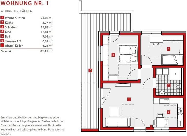 Wohnung zum Kauf provisionsfrei als Kapitalanlage geeignet 386.186 € 81,2 m² Saaleblick 26 Salz 97616