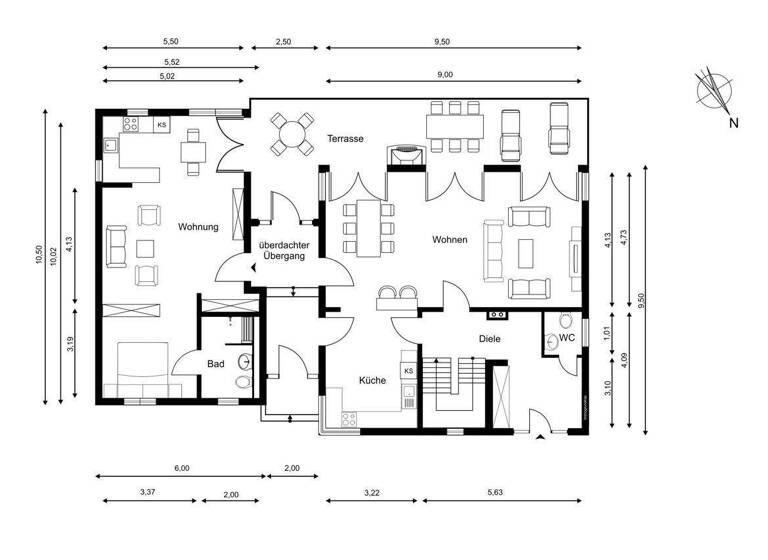 Einfamilienhaus zum Kauf 1.050.000 € 5 Zimmer 140 m² 965 m² Grundstück Wohldorf-Ohlstedt Hamburg / Wohldorf-Ohlstedt 22397