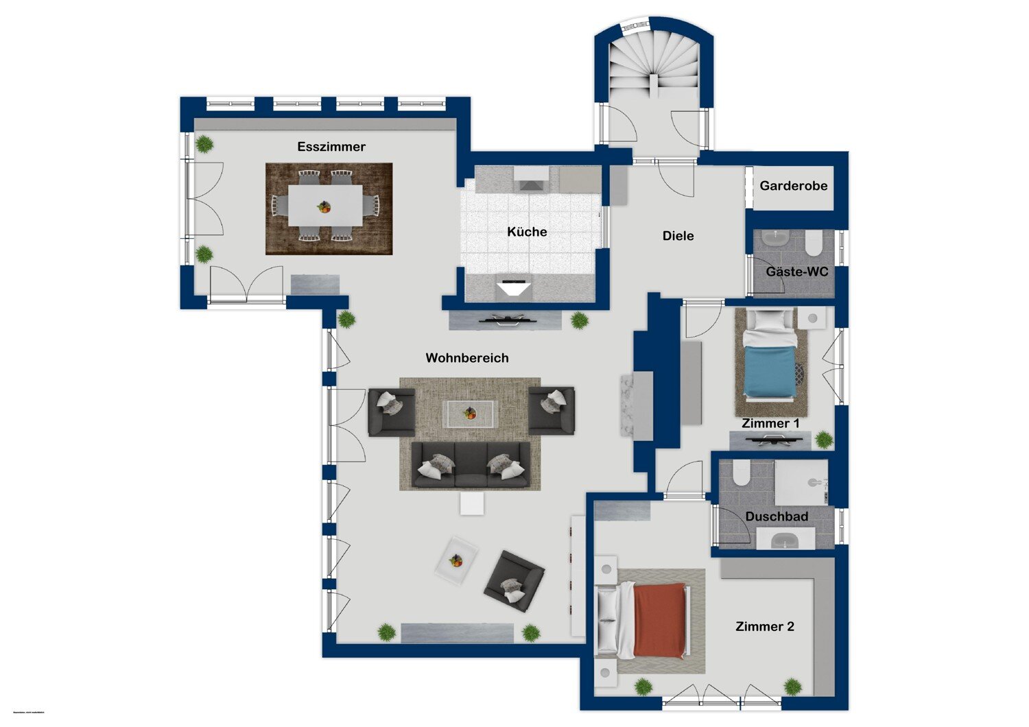 Wohnung zur Miete 1.920 € 4 Zimmer 120 m²<br/>Wohnfläche EG<br/>Geschoss Hebborn Bergisch Gladbach 51467