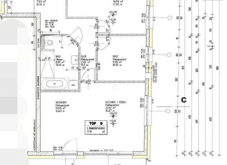 Wohnung zur Miete 1.400 € 3 Zimmer 77,6 m² 2. Geschoss frei ab sofort Meinrad Guggenbichler-Straße Mondsee 5310